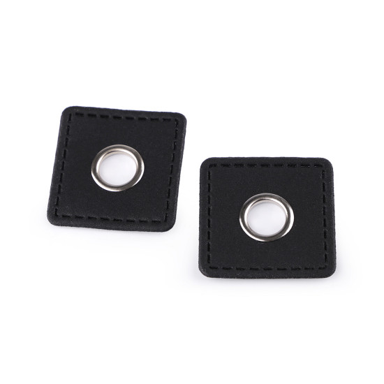 Ocheți cu patrat din piele sintetica pentru cusut, de 10 mm - Maro coniac (20 Bucăți) Ocheți cu patrat din piele sintetica pentru cusut, de 10 mm - Maro coniac (20 Bucăți)