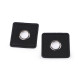 Ocheți cu patrat din piele sintetica pentru cusut, de 10 mm - Maro coniac (20 Bucăți) Ocheți cu patrat din piele sintetica pentru cusut, de 10 mm - Maro coniac (20 Bucăți)