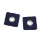 Ocheți cu patrat din piele sintetica pentru cusut, de 10 mm - Maro coniac (20 Bucăți) Ocheți cu patrat din piele sintetica pentru cusut, de 10 mm - Maro coniac (20 Bucăți)