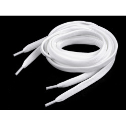 Sireturi hanorac lungime 130 cm - Alb (10 Bucăți)