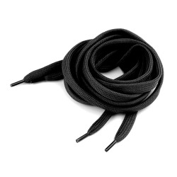Sireturi hanorac lungime 130 cm - Negru (10 Bucăți)