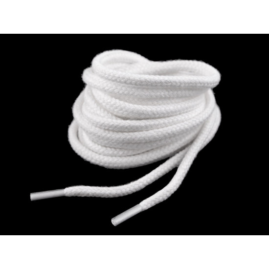 Sireturi din bumbac, lungime 120 cm - Ecru deschis (50 Bucăți) Sireturi din bumbac, lungime 120 cm - Ecru deschis (50 Bucăți)