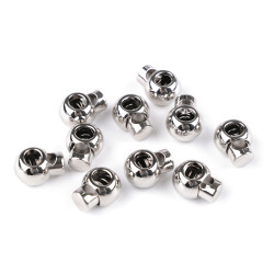 Terminație șnur 14x18 mm - Nichel (100 Bucăți)