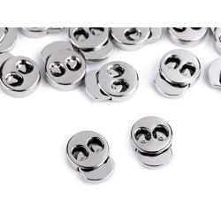 Terminație șnur  15x18 mm - Nichel (100 Bucăți)
