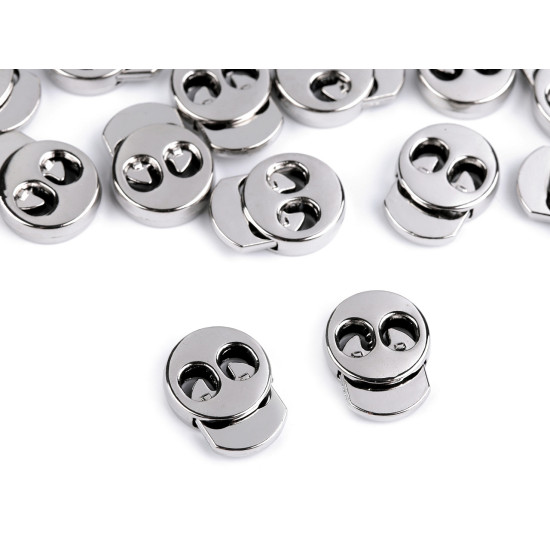 Terminație șnur 15x18 mm - Nichel (100 Bucăți) Terminație șnur 15x18 mm - Nichel (100 Bucăți)
