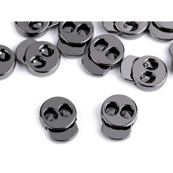 Terminație șnur  15x18 mm - Nichel negru (100 Bucăți)