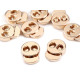 Terminație șnur 15x18 mm - Nichel (100 Bucăți) Terminație șnur 15x18 mm - Nichel (100 Bucăți)