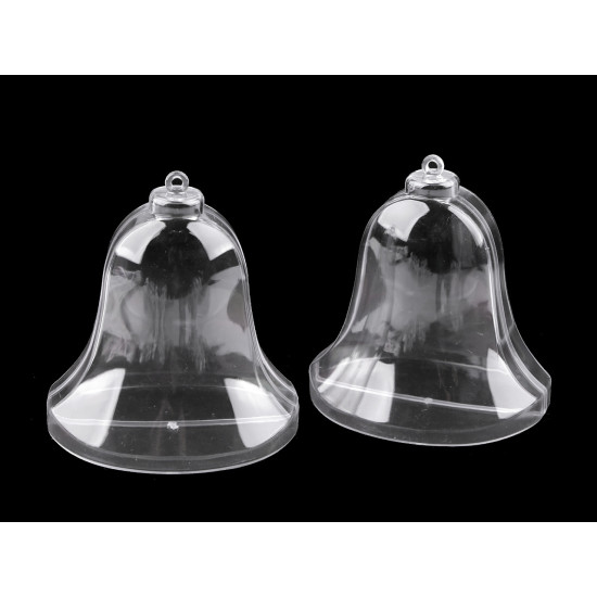 Cutie din plastic din două piese - clopot, copac, picătură, stea - Transparent (2 Bucăți) Cutie din plastic din două piese - clopot, copac, picătură, stea - Transparent (2 Bucăți)