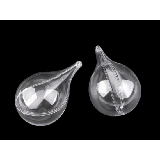 Cutie din plastic din două piese - clopot, copac, picătură, stea - Transparent (2 Bucăți) Cutie din plastic din două piese - clopot, copac, picătură, stea - Transparent (2 Bucăți)