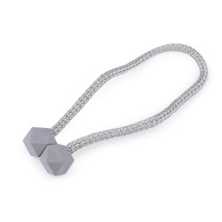 Magneți decorativi pentru perdele și draperii - Gri neutral (10 Bucăți)