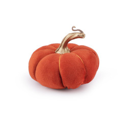 Dovleac decorativ de pluș - Portocaliu pumpkin (1 Bucată)