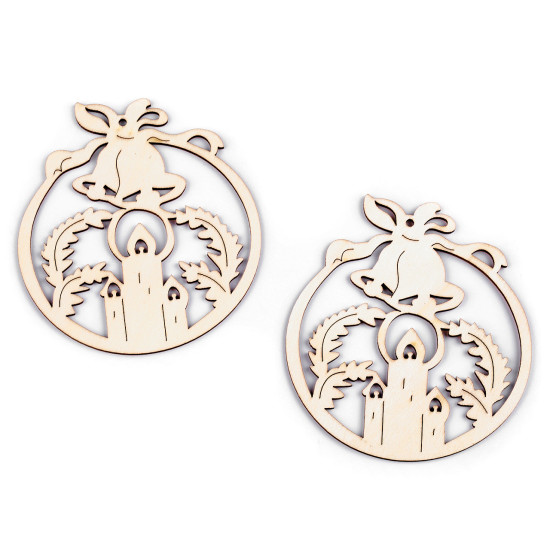 Decoratiuni din lemn pentru craciun - Natural deschis (10 Bucăți) Decoratiuni din lemn pentru craciun - Natural deschis (10 Bucăți)