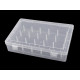 Cutie de plastic pentru papiote 24 bucăți - Transparent (5 Bucăți) Cutie de plastic pentru papiote 24 bucăți - Transparent (5 Bucăți)