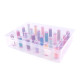 Cutie de plastic pentru papiote 24 bucăți - Transparent (5 Bucăți) Cutie de plastic pentru papiote 24 bucăți - Transparent (5 Bucăți)