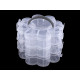 Cutie din plastic / organizator pliabil 3 etaje - Transparent (10 Bucăți) Cutie din plastic / organizator pliabil 3 etaje - Transparent (10 Bucăți)