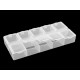 Cutie din plastic 6x13,2x2 cm - Transparent (1 Bucată) Cutie din plastic 6x13,2x2 cm - Transparent (1 Bucată)
