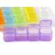 Cutie din plastic / organizator 28 cutiuțe - Multicolor (10 Bucăți) Cutie din plastic / organizator 28 cutiuțe - Multicolor (10 Bucăți)