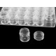 Cutie / organizator din plastic cu 30 cutii - Transparent (1 Bucată) Cutie / organizator din plastic cu 30 cutii - Transparent (1 Bucată)
