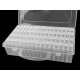 Cutie / organizator cu 64 de cutii - Transparent (1 Bucată) Cutie / organizator cu 64 de cutii - Transparent (1 Bucată)