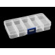 Cutie / organizator din plastic 6,8x12,7x2,2 cm - Transparent (16 Bucăți) Cutie / organizator din plastic 6,8x12,7x2,2 cm - Transparent (16 Bucăți)