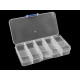 Cutie / organizator din plastic 6,8x12,7x2,2 cm - Transparent (16 Bucăți) Cutie / organizator din plastic 6,8x12,7x2,2 cm - Transparent (16 Bucăți)