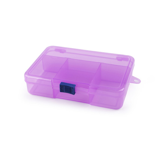 Cutie / organizator din plastic 3,3x9,5x14,5 cm - Transparent (4 Bucăți) Cutie / organizator din plastic 3,3x9,5x14,5 cm - Transparent (4 Bucăți)