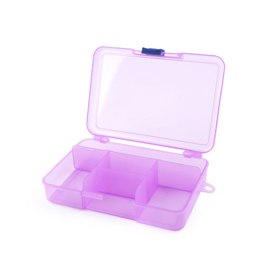 Cutie / organizator din plastic 3,3x9,5x14,5 cm - Transparent (4 Bucăți) Cutie / organizator din plastic 3,3x9,5x14,5 cm - Transparent (4 Bucăți)