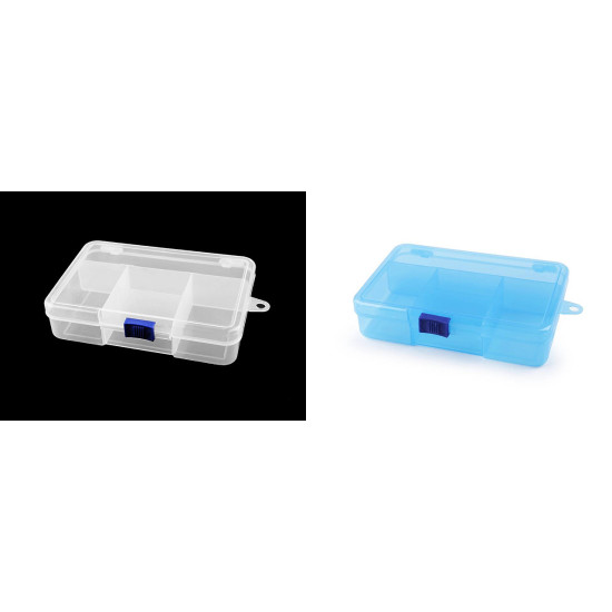 Cutie / organizator din plastic 3,3x9,5x14,5 cm - Transparent (4 Bucăți) Cutie / organizator din plastic 3,3x9,5x14,5 cm - Transparent (4 Bucăți)
