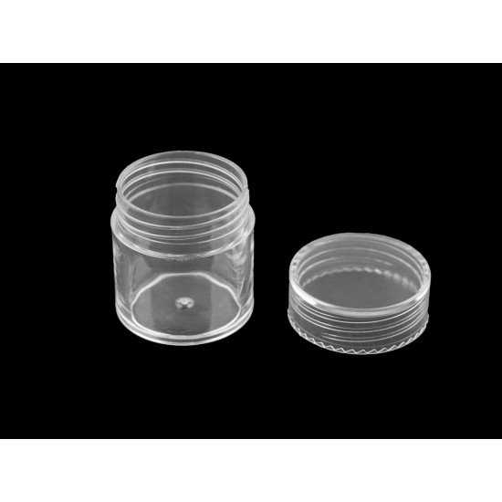 Cutie de plastic 2,5x2,8 cm - Transparent (60 Bucăți) Cutie de plastic 2,5x2,8 cm - Transparent (60 Bucăți)