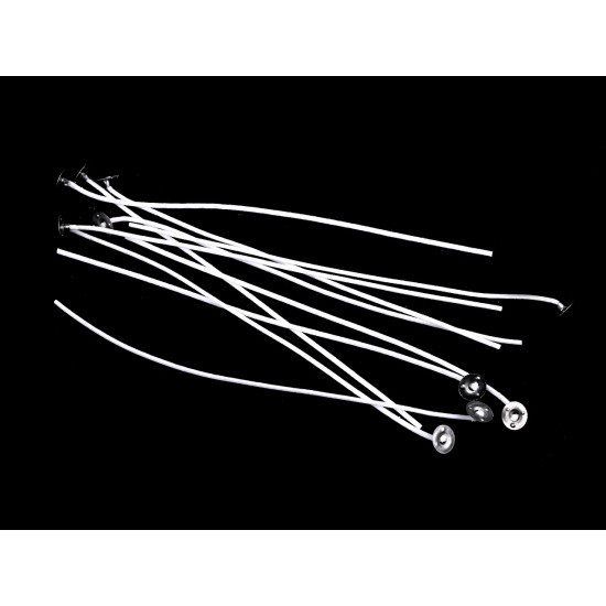 Fitil pentru lumanari cu baza 20 cm - Alb (10 Bucăți) Fitil pentru lumanari cu baza 20 cm - Alb (10 Bucăți)