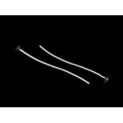 Fitil de lumanare cu baza 13,4 cm - Alb (10 Bucăți)