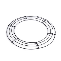 Baza de sarma pentru coroana ø30 cm - Negru (1 Bucată)