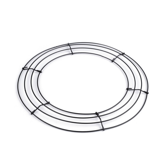 Baza de sarma pentru coroana ø30 cm - Negru (1 Bucată) Baza de sarma pentru coroana ø30 cm - Negru (1 Bucată)