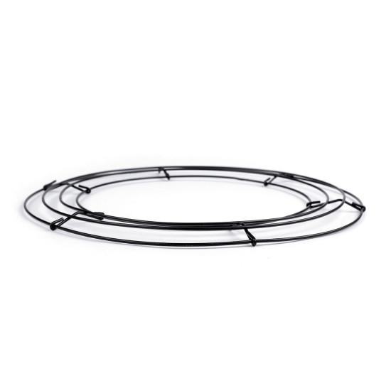 Baza de sarma pentru coroana ø30 cm - Negru (1 Bucată) Baza de sarma pentru coroana ø30 cm - Negru (1 Bucată)