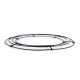 Baza de sarma pentru coroana ø30 cm - Negru (1 Bucată) Baza de sarma pentru coroana ø30 cm - Negru (1 Bucată)