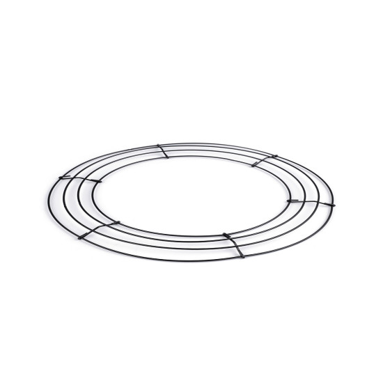 Baza de sarma pentru coroana ø30 cm - Negru (1 Bucată) Baza de sarma pentru coroana ø30 cm - Negru (1 Bucată)