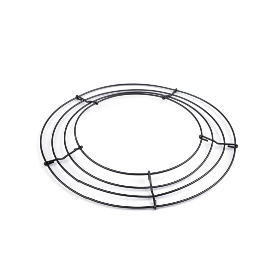 Baza de sarma pentru coroana ø25 cm - Negru (1 Bucată) Baza de sarma pentru coroana ø25 cm - Negru (1 Bucată)