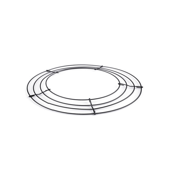 Baza de sarma pentru coroana ø25 cm - Negru (1 Bucată) Baza de sarma pentru coroana ø25 cm - Negru (1 Bucată)