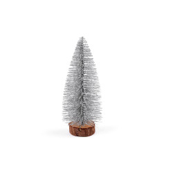 Decoratiune pom de crăciun - Argintiu (1 Bucată)