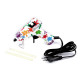 Set pistol de lipit ø7 mm - Multicolor (1 Bucată) Set pistol de lipit ø7 mm - Multicolor (1 Bucată)