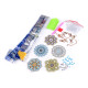 Set creativ pictura cu diamante, pandantive mandala - Conform imaginii (1 Set) Set creativ pictura cu diamante, pandantive mandala - Conform imaginii (1 Set)