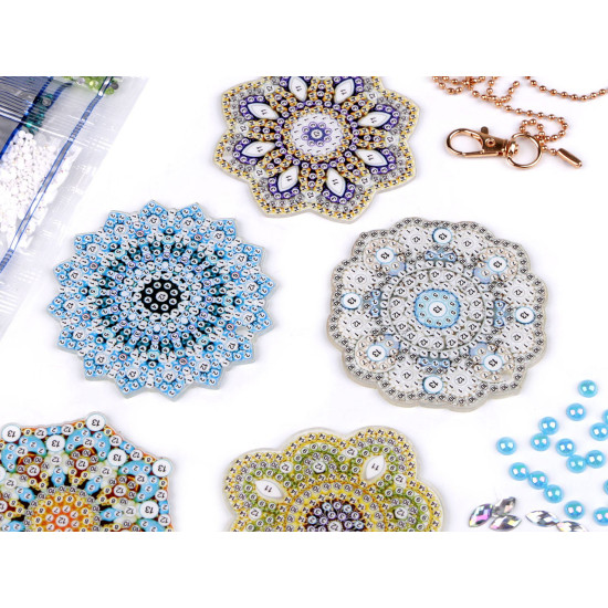 Set creativ pictura cu diamante, pandantive mandala - Conform imaginii (1 Set) Set creativ pictura cu diamante, pandantive mandala - Conform imaginii (1 Set)