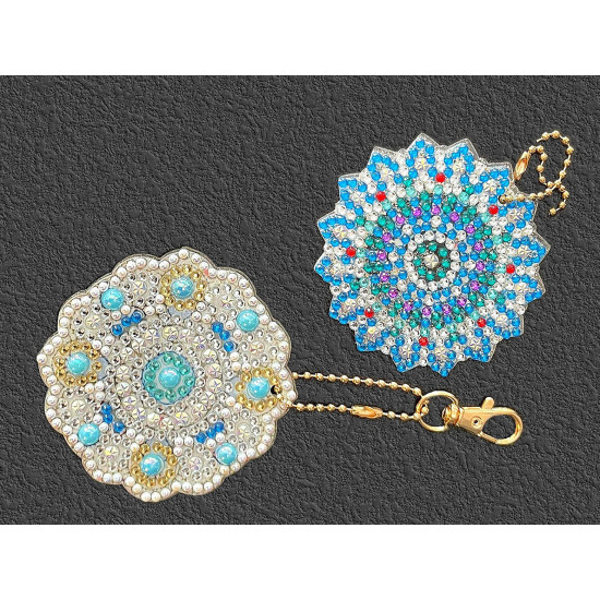 Set creativ pictura cu diamante, pandantive mandala - Conform imaginii (1 Set) Set creativ pictura cu diamante, pandantive mandala - Conform imaginii (1 Set)