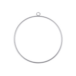 Cerc metalic ø30 cm - Argintiu închis (1 Bucată)