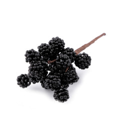Mure și zmeură artificiale - Negru (1 Buchet)
