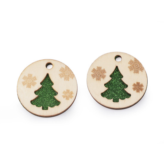 Decoratiune brad, fulgi de zapada cu sclipici - Natural deschis (2 Bucăți) Decoratiune brad, fulgi de zapada cu sclipici - Natural deschis (2 Bucăți)
