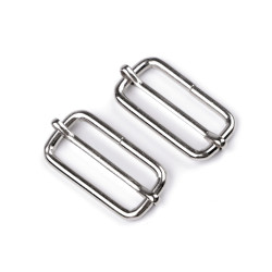 Cataramă de ajustare 38 mm - Nichel (100 Bucăți)