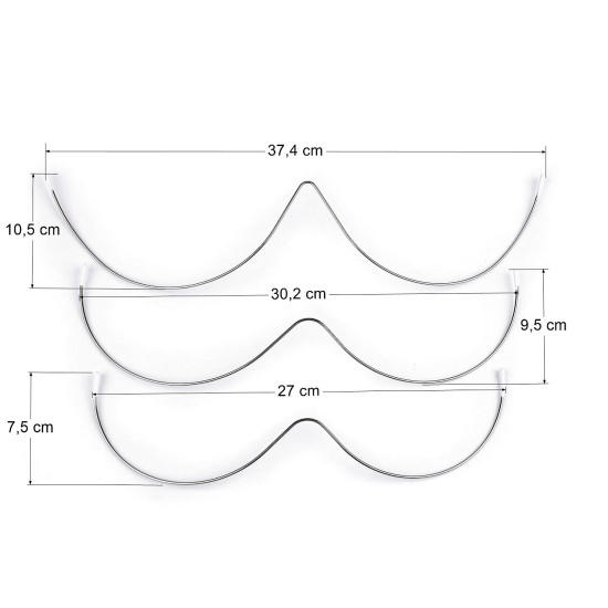Intarituri sutien / corset - Nichel (5 Bucăți) Intarituri sutien / corset - Nichel (5 Bucăți)