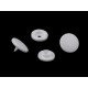 Capse din plastic 20" - Alb (1000 Seturi) Capse din plastic 20" - Alb (1000 Seturi)