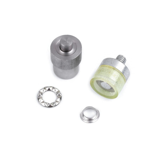 Matrita pentru nituirea ochetilor cu strasuri ø10 mm - Nichel (1 Set) Matrita pentru nituirea ochetilor cu strasuri ø10 mm - Nichel (1 Set)